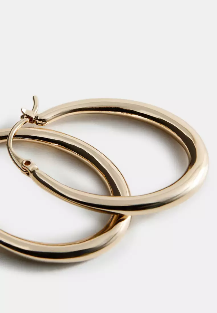 10% OFF Oval Hoop Earrings