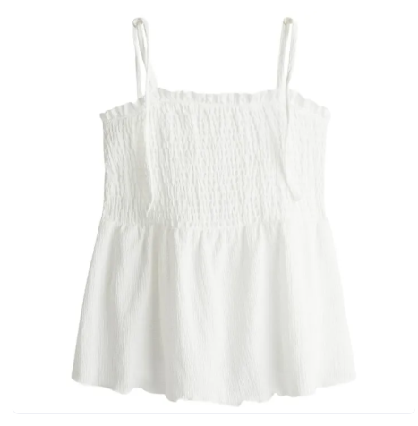 60% OFF H&M | Summer Fashion Pleated Camisole