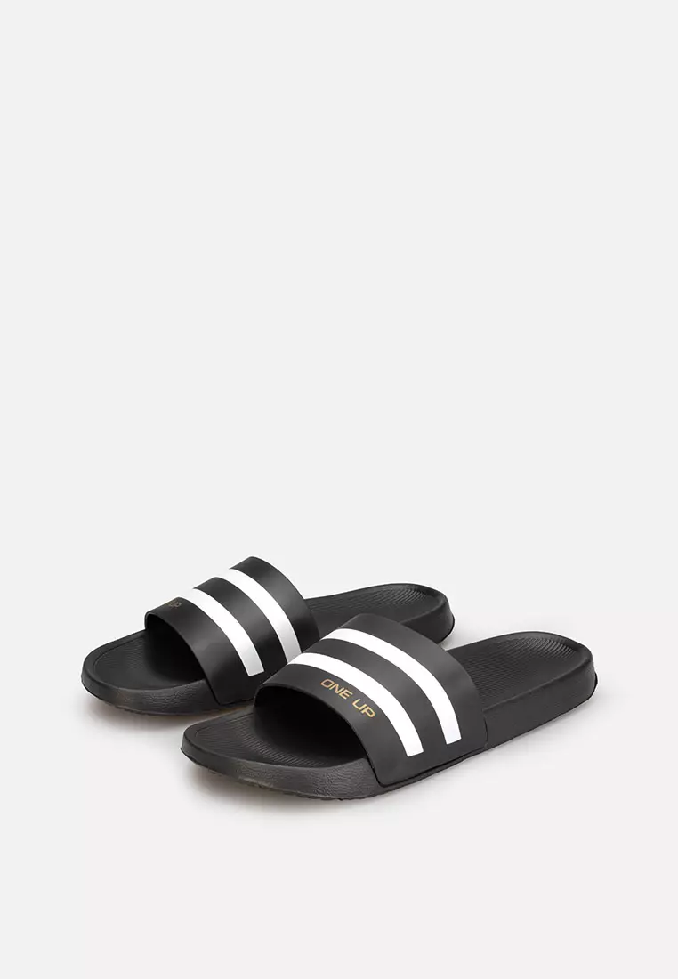24% OFF Strip Sliders Men's Slides