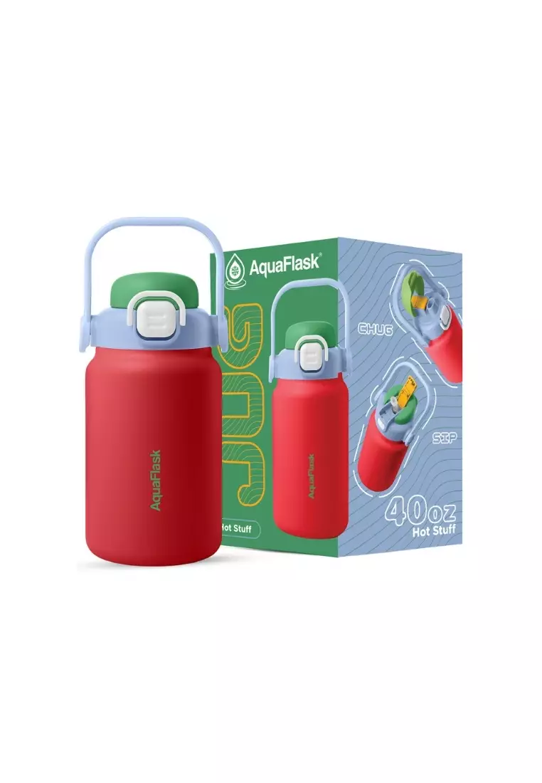 62% OFF Aquaflask 40oz Hot Stuff Jug Collection Stainless Steel Water Bottle
