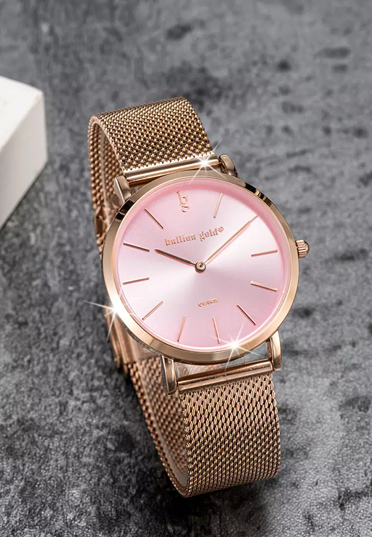 25% OFF Bullion Gold Timeless Dream Watch - Rose Gold and Pink
