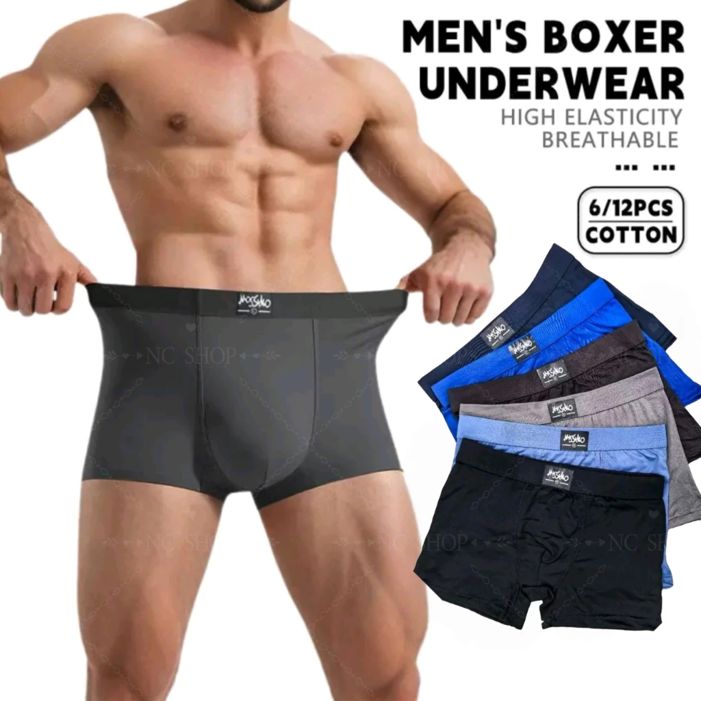 45% OFF 6&12Pcs Boxer Brief for man Underwear Underpants Standard Size Improved Version