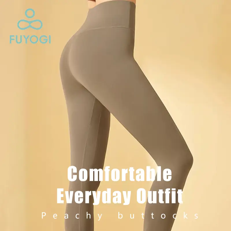 49% OFF FUYOGI Yoga Leggings for Women Makapal Gym Outfit Sports Running Fitness Workout Clothes Tight Comperession