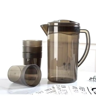 88% OFF 1500ml Pitcher with 4 Cups Large High Quality Fiberglass