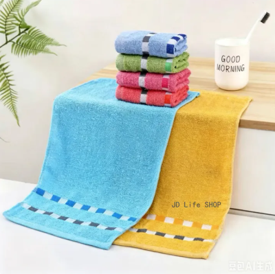 37% OFF 12Pcs Hand Towel Gold Line Cannon 32g Face towel 28 x 52cm