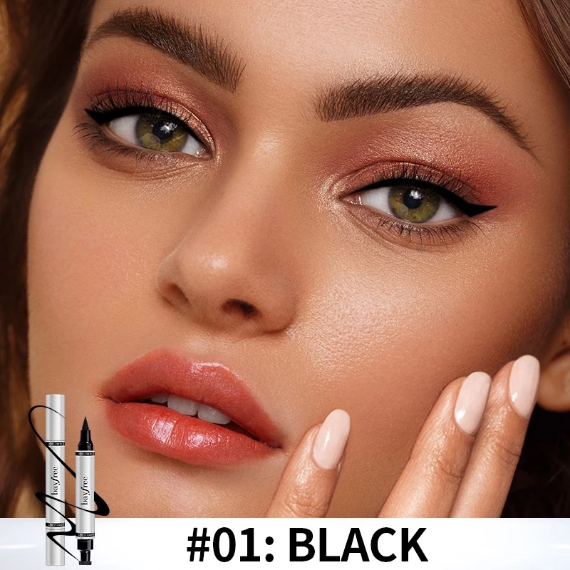 30% OFF Bayfree Double Head Waterproof Winged Eyeliner Cat Eye Stamp Easy To Use