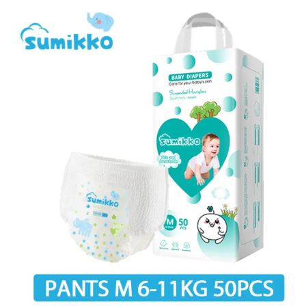 57% OFF Baby Diaper Pants 50 Pcs M | L | XL | XXL | XXXL Unisex Ultra thin and dry Breathable Diapers