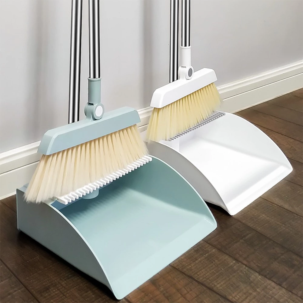 20% OFF LOCAUPIN Household Cleaner Long Handle Sweeper Foldable and Rotatable Broom and Dustpan Set