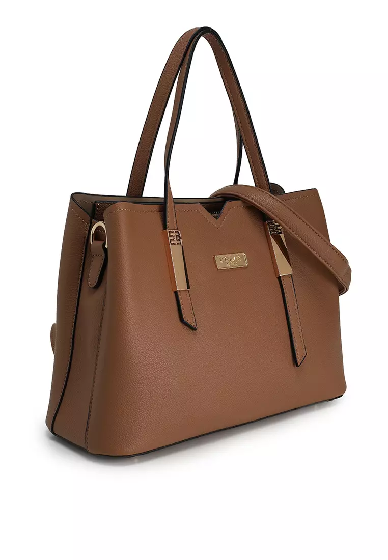 71% OFF Unisa Pebbled Multi-Compartment Tote