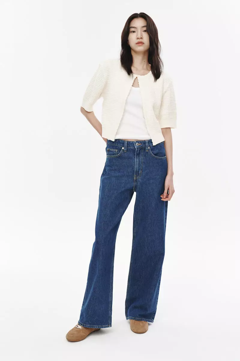 27% OFF H&M Waffle-knit cardigan