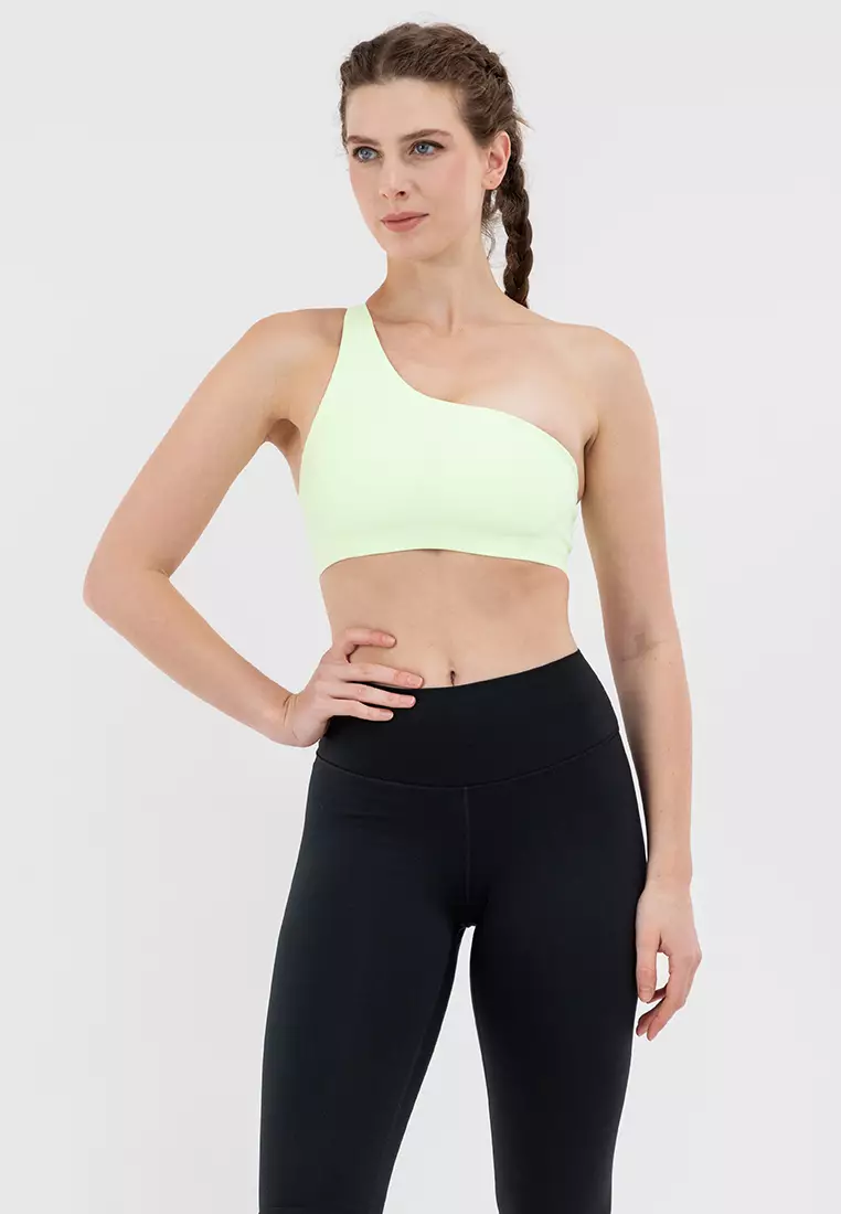 43% OFF Zenvy Asymmetrical Light-Support Padded Sports Bra