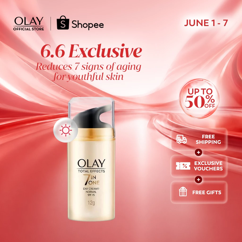 14% OFF Olay Total Effects Niacinamide Anti Aging 7-in-1 Day Cream Moisturizer with SPF 15 Skincare 12g