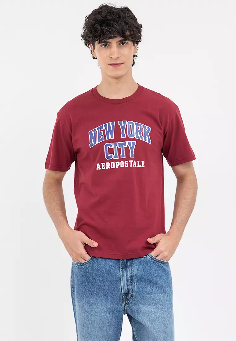 52% OFF Aeropostale Men's New York City Tee Maroon