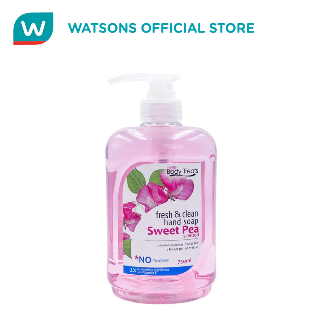 15% OFF BODY TREATS Sweet Pea Hand Soap 750ml