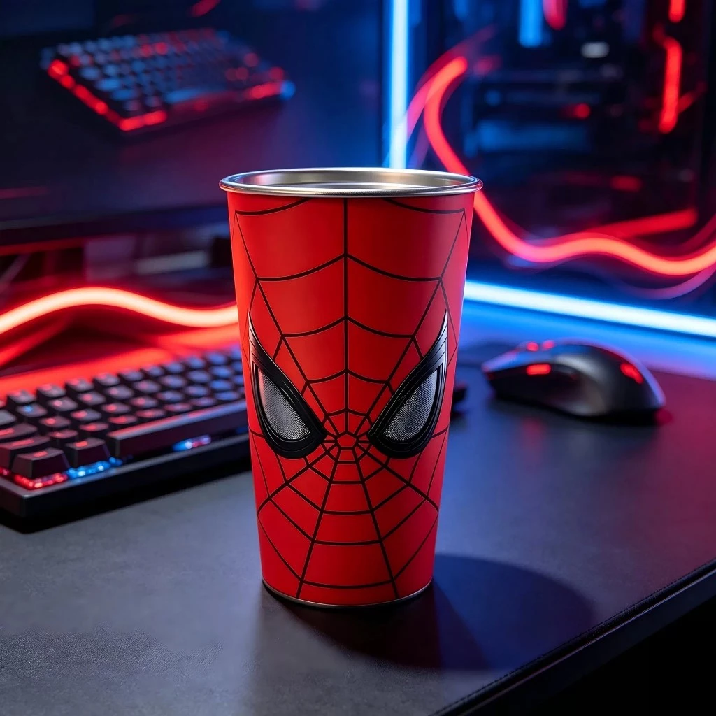 60% OFF Spider-Man Cooling Color-Changing Mug 700ML Creative Cold Drink Cup