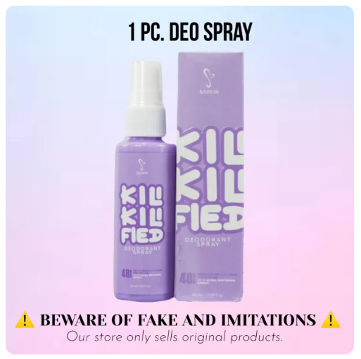 88% OFF 𝐎𝐑𝐈𝐆𝐈𝐍𝐀𝐋 WHITENING DEODORANT SPRAY 60ML KILI KILI FIED NIGHT CREAM BY SACHZNA LAPARAN