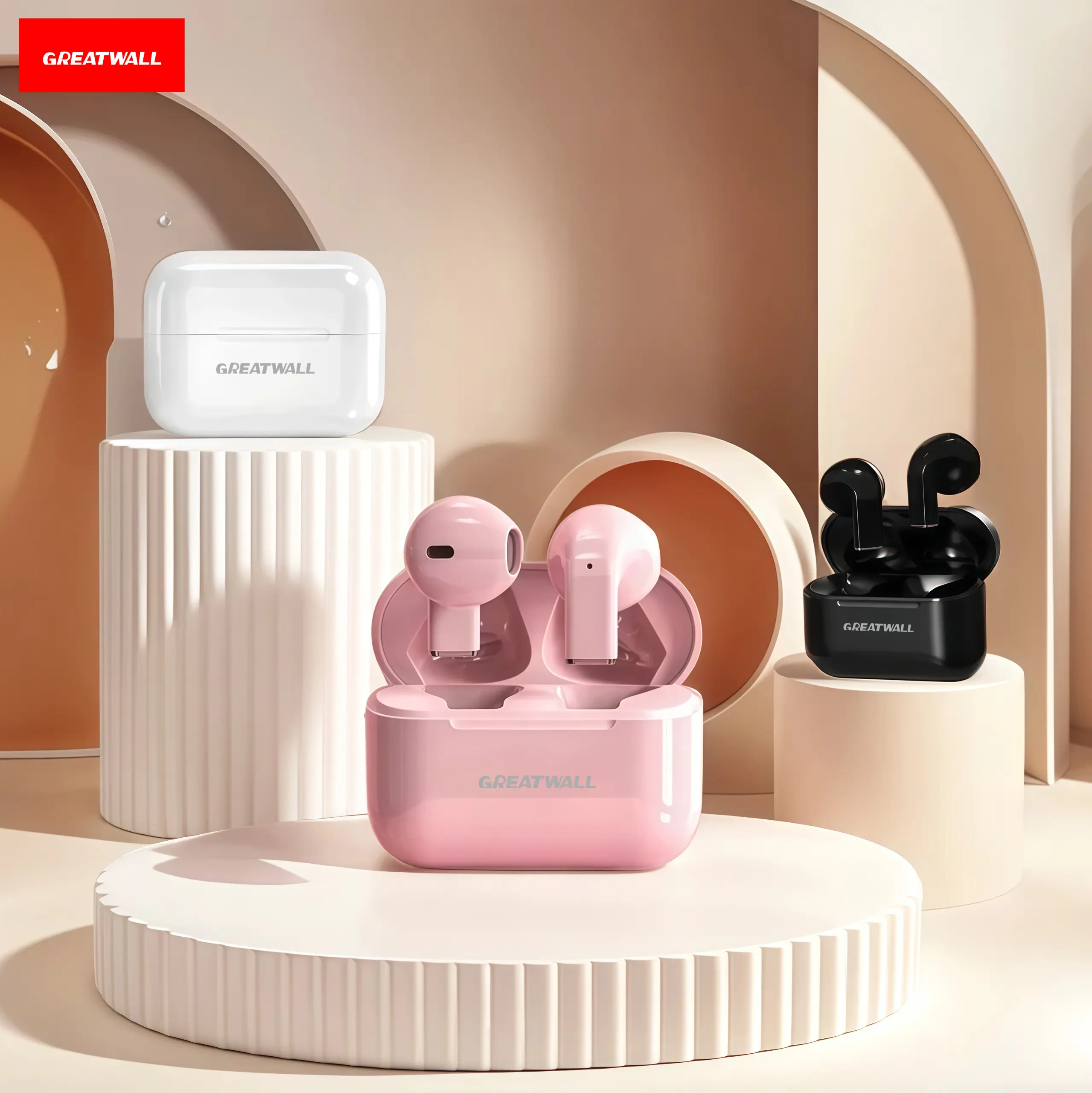 79% OFF Greatwall gw5s  (2 Freebies:1 Cartoon stickers+1 Game sleeve)True Wireless 5.3 In-Ear Couples Mini Headset Music TWS Video Earbuds HIFI Dolby Bass Stereo HD Calling Earphones