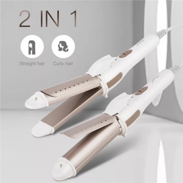51% OFF EVX nova 2 in 1 hair straight and curl iron