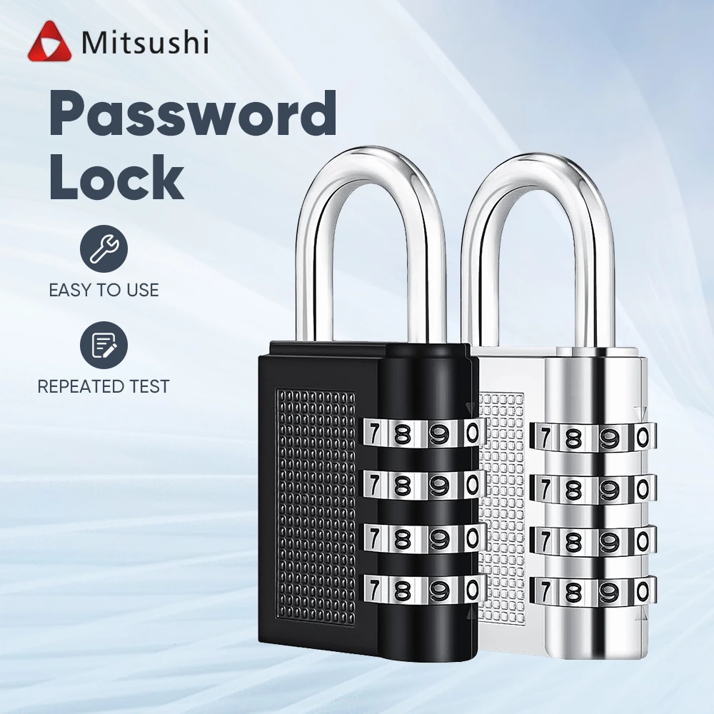 82% OFF Mitsushi Password lock 4-digit coded storage cabinet outdoor waterproof padlock suitable