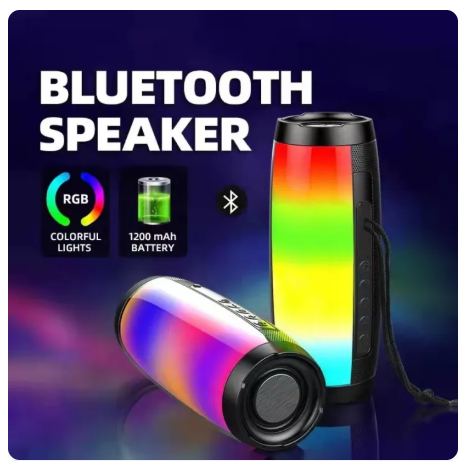 97% OFF ✅100% Original AMZ 2 Inch ZQS-1202 Multicolor Luminous Portable Bluetooth Wireless Speaker