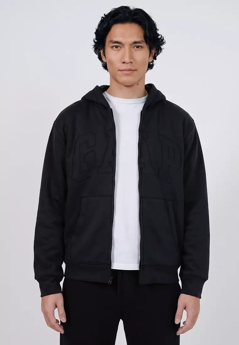 50% OFF Gap Arch Sherpa Zip Hoodie