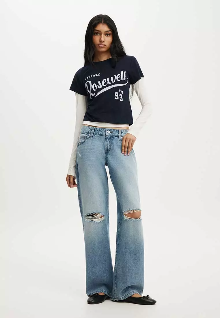 21% OFF Cotton On Petite Low Rise Straight Jeans