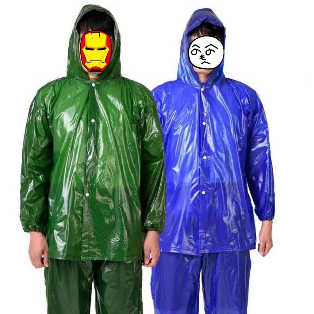 37% OFF H-883 Unisex Water Proof Raincoat Terno with Hood