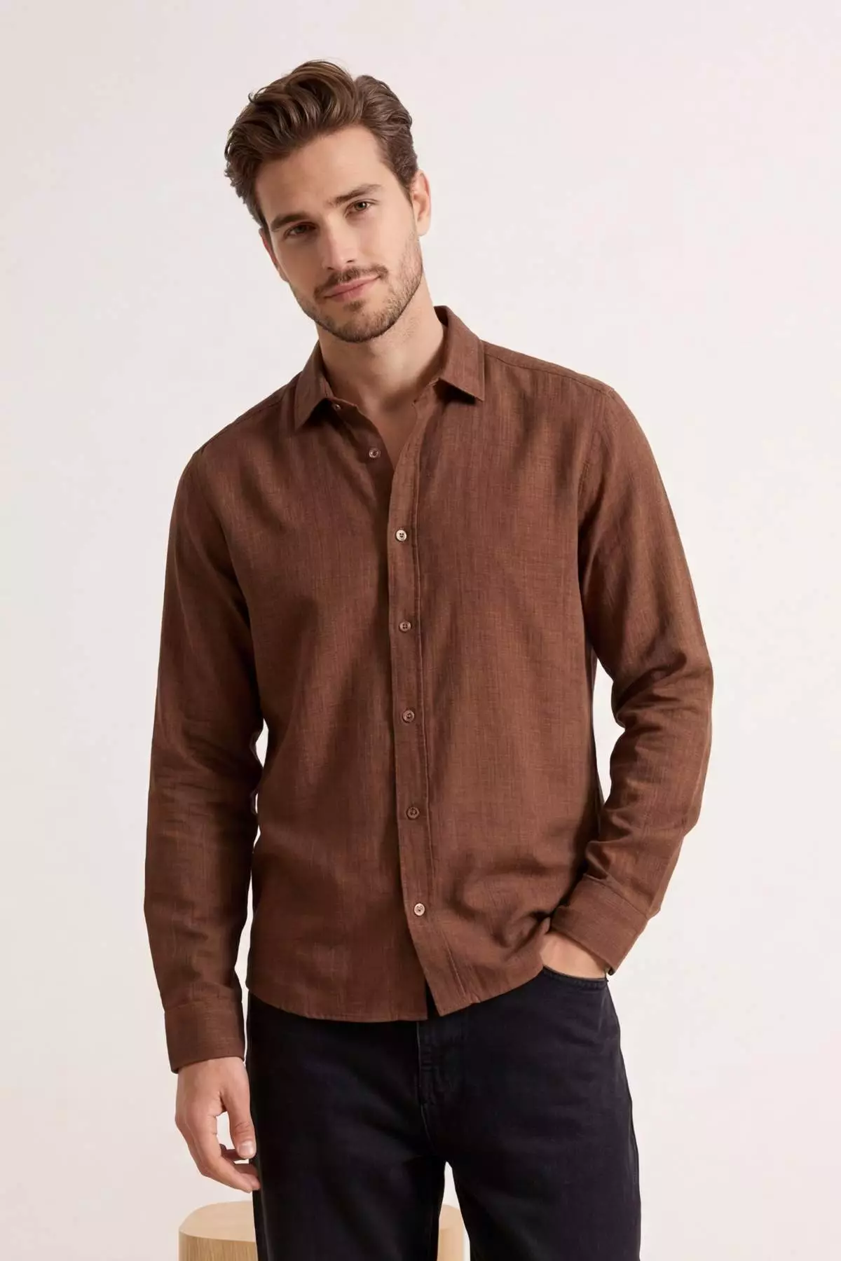 41% OFF Brown Shirts
