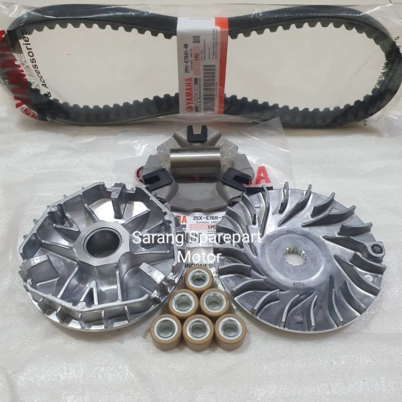 16% OFF Cvt Van Belt Package + Roller Housing Assy Set + Roller Fan Mio M3 Mio Z Soul GT 125 2SX/2PH