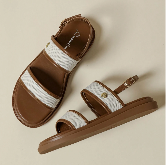 2% OFF 2026 New Thick Sole Women's One-Strap Buckle Sandals