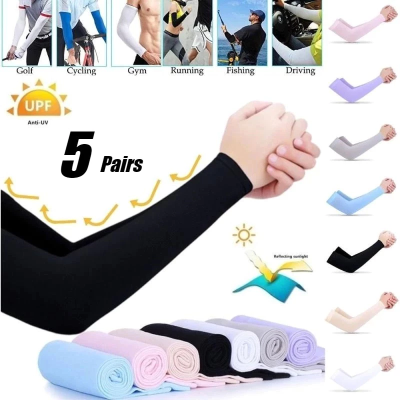53% OFF Arm Guard Cycling Outdoor Sport Sleeves Cool Sleeves UV Protection Ice Arm Sleeve Sunscreen
