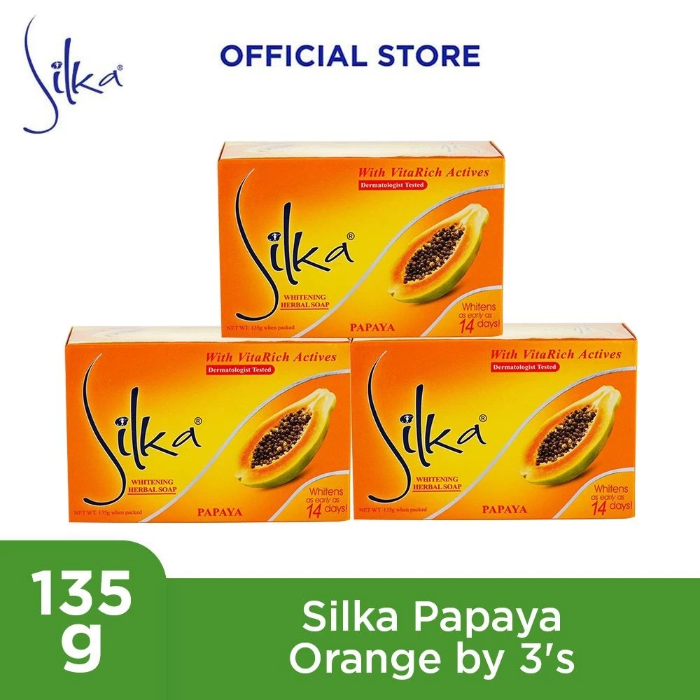 38% OFF Silka Papaya Orange 135g by 3's