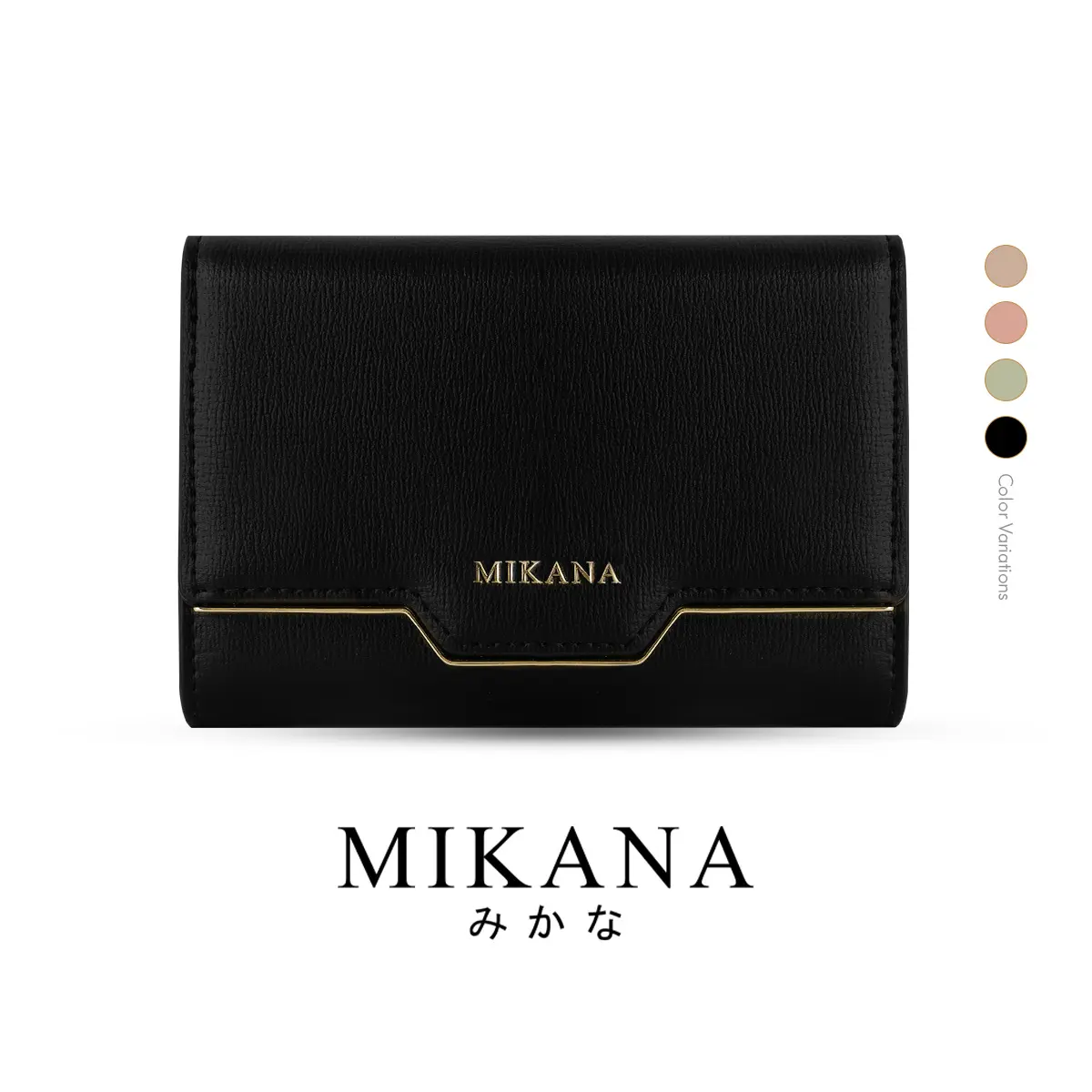 50% OFF Mikana Miwako Short wallet for Woman trifold wallet for women fashion ladies wallet with card holder mikana wallet
