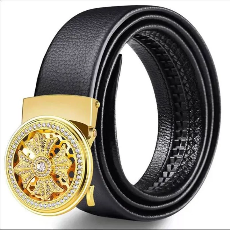 65% OFF Men's fashion automatic belt buckle youth fan belt for men