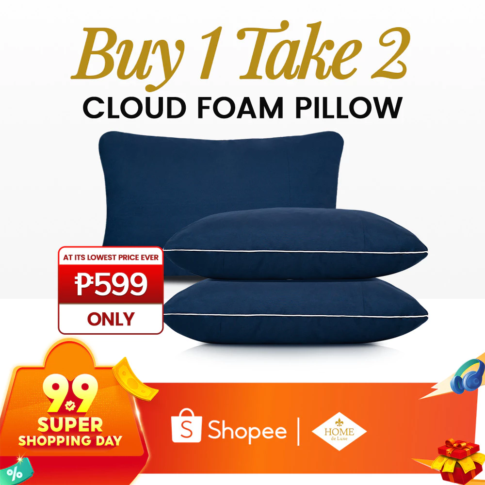 73% OFF 𝐁𝐔𝐘 𝟏 𝐓𝐀𝐊𝐄 𝟐 - Cloud Korean Foam Pillow - 𝐇𝐨𝐦𝐞 𝐝𝐞 𝐋𝐮𝐱𝐞 Soft & Comfortable (Standard/Queen)