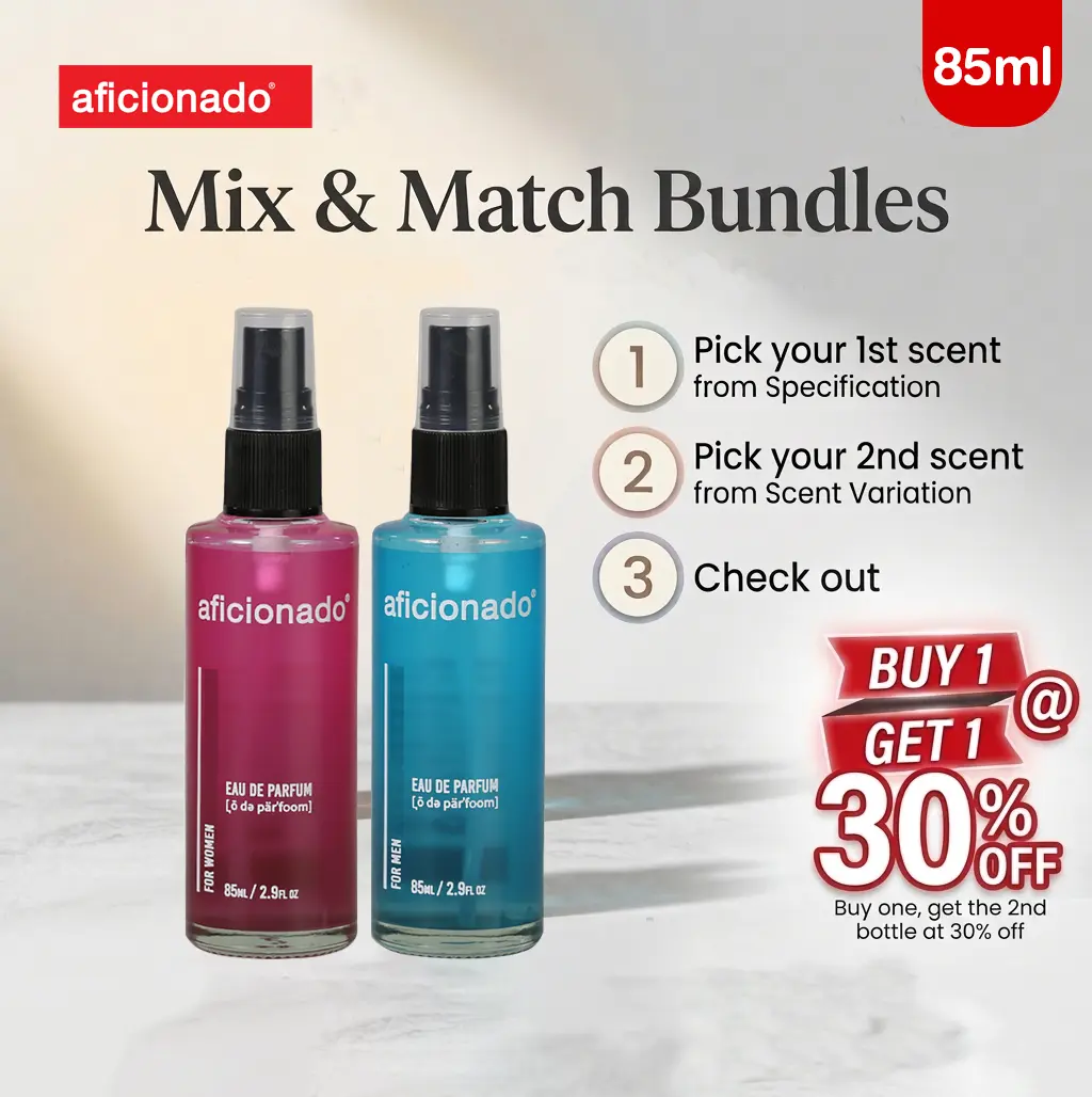 21% OFF Aficionado Mix & Match Bundles - Buy one get 2nd one at 30% OFF