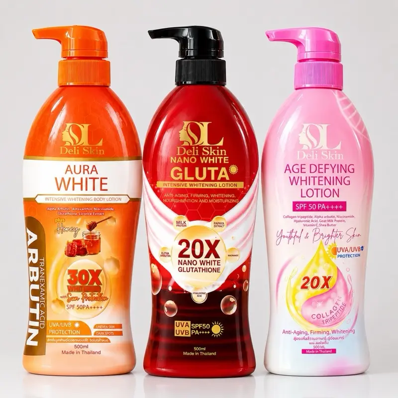 11% OFF DELI SKIN WHITENING LOTION FROM THAILAND