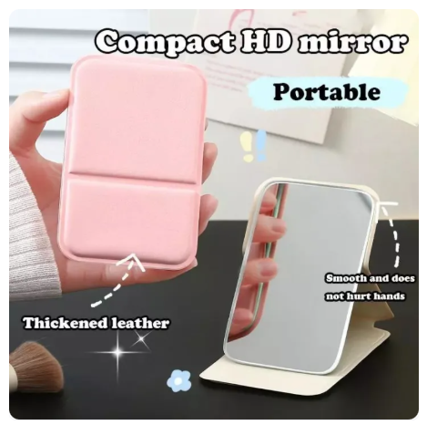 53% OFF 1pcs Small Mirror Portable Mirror Mini Makeup Mirror Folding Makeup Mirror Student Dormitory Mirror