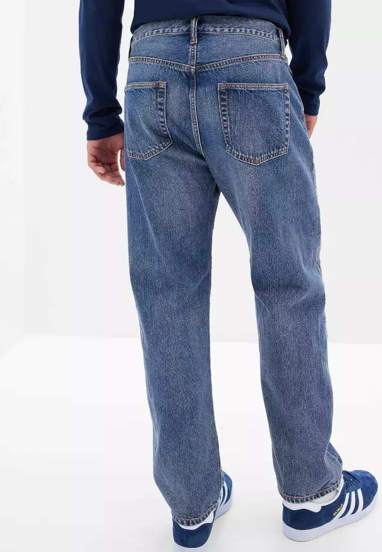 51% OFF GAP Straight Jeans with Washwell