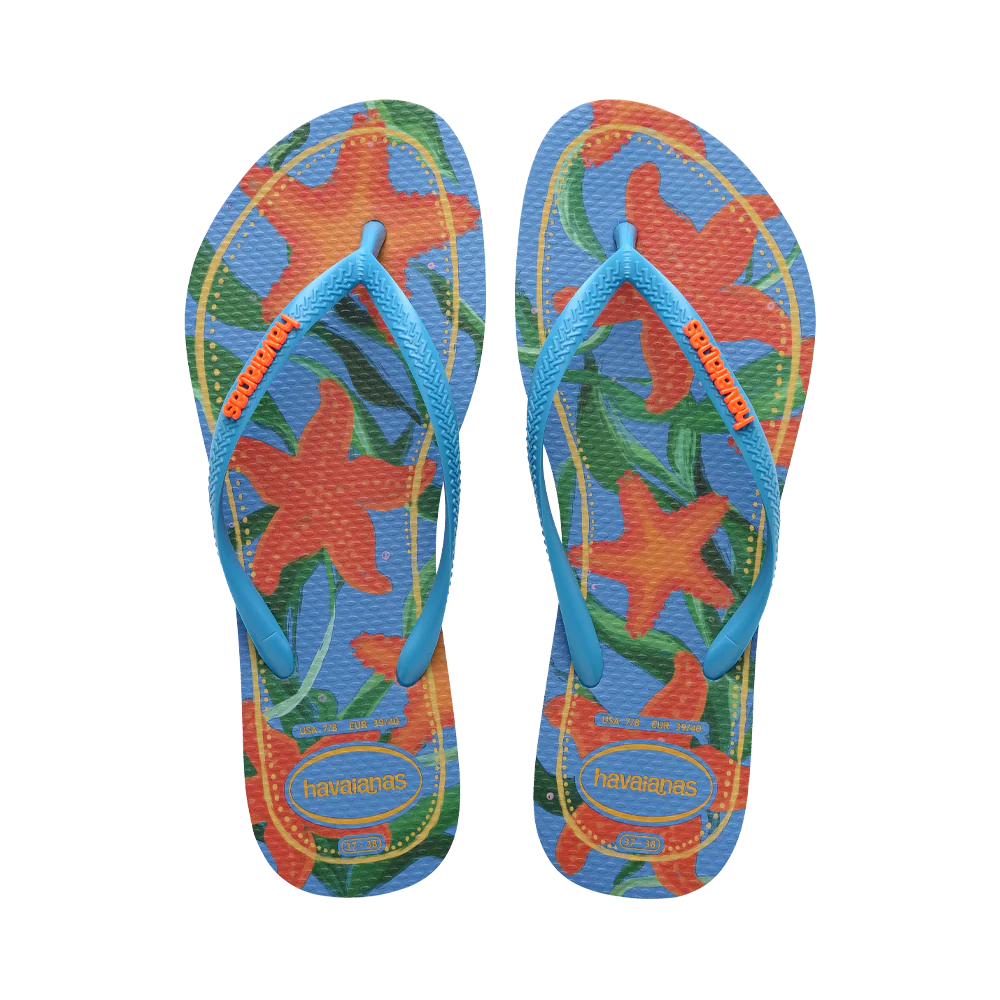 SAVE ₱799.50 Slim Tropical Flip Flops