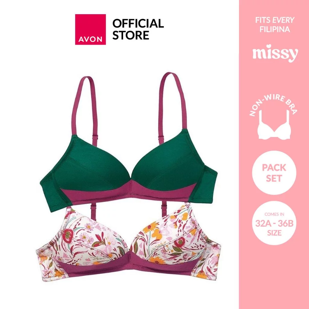25% OFF AVON INTIMATES | MISSY Rica Printed Bra (2pcs/Pack) | Women's