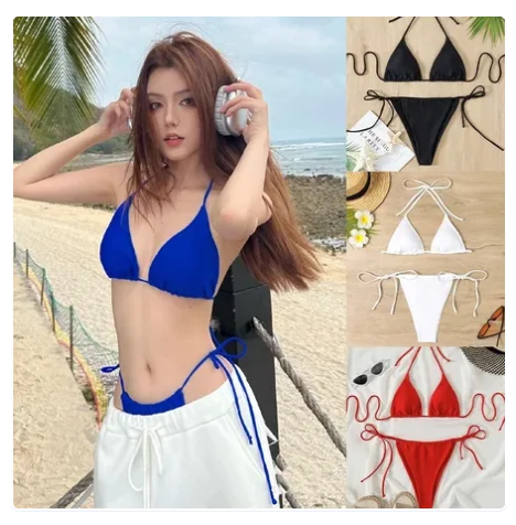 47% OFF Women's Bikini Set with Padded Bra for Added Comfort Bikini 2-Piece Set Swimsuit Top and Pants Simple Swimwear