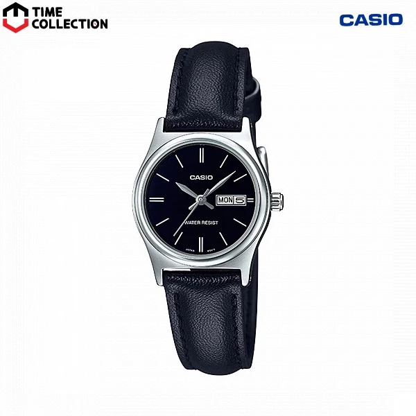 13% OFF Casio LTP-V006L-1B2 Analog Leather Strap Watch For Women