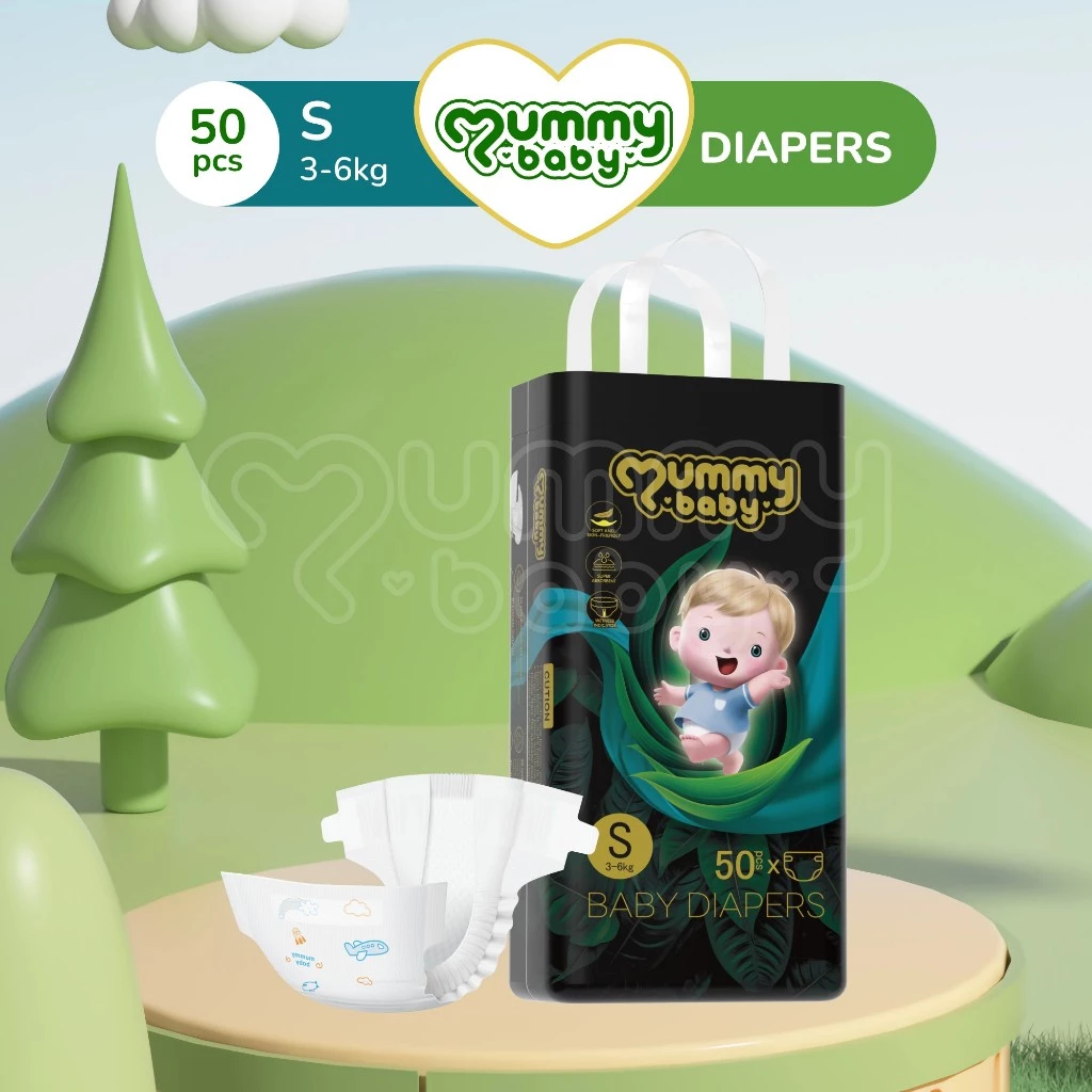54% OFF 【MUMMY BABY】 Pull up pants/tape diapers 50 pieces baby diapers full size tape diapers high quality all sizes