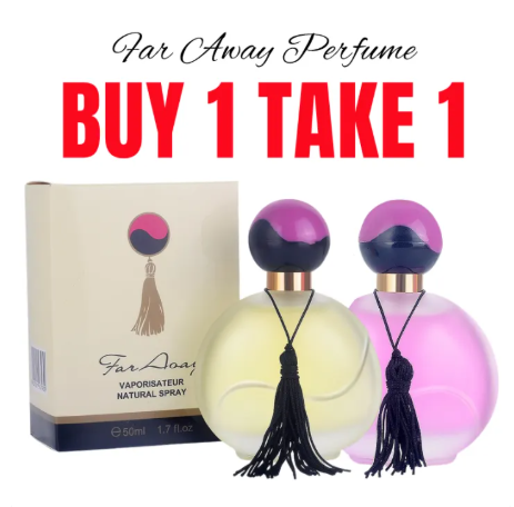26% OFF 【BUY 1 TAKE 1】50ml Far Away Perfume Floral Fragrance EAU DE Toilette Long Lasting for Women Perfume