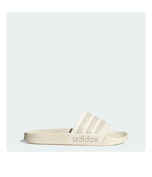 15% OFF Adidas Swimming Adilette Shower Slides Unisex White IG8776