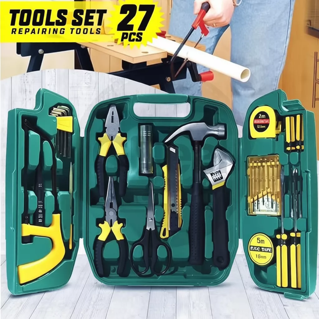 22% OFF SJW 27‑Piece Screwdriver & Pliers Tool Kit – Car Emergency and Mechanic Repair Set