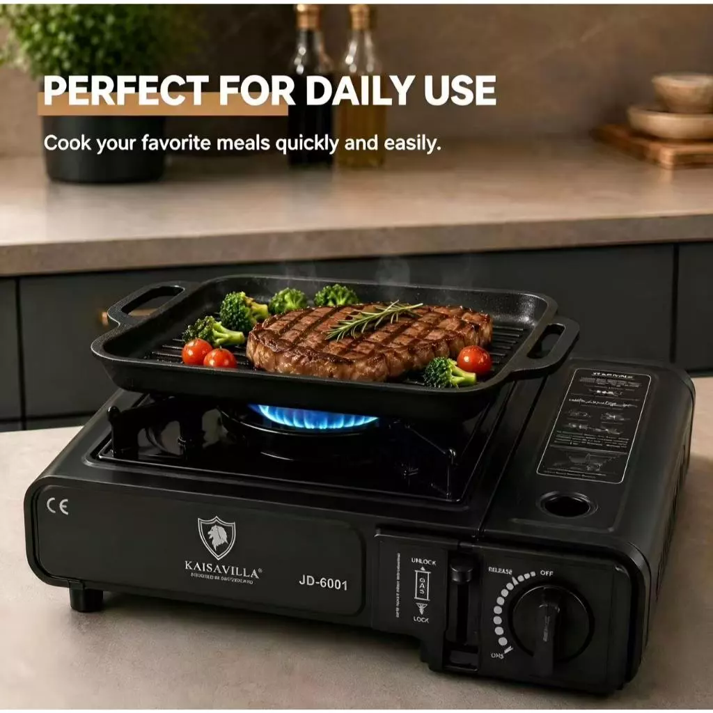 58% OFF Kaisa Villa Portable Butane Gas Stove Outdoor Indoor Mini Camping Gear