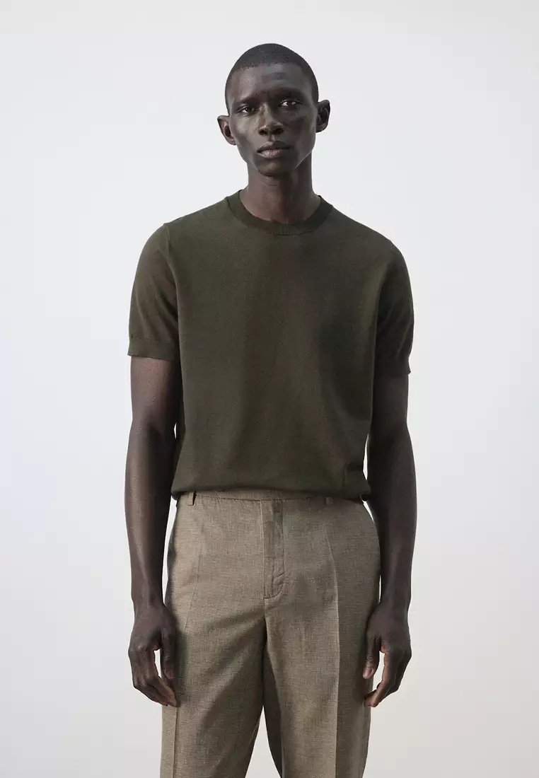 26% OFF MANGO Man Fine Jersey 100% Cotton T-Shirt