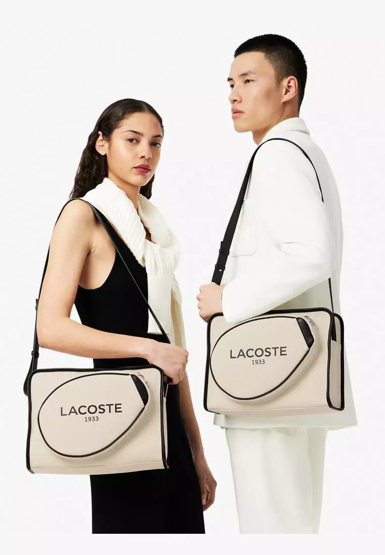 40% OFF Lacoste Heritage Canvas Shoulder Bag